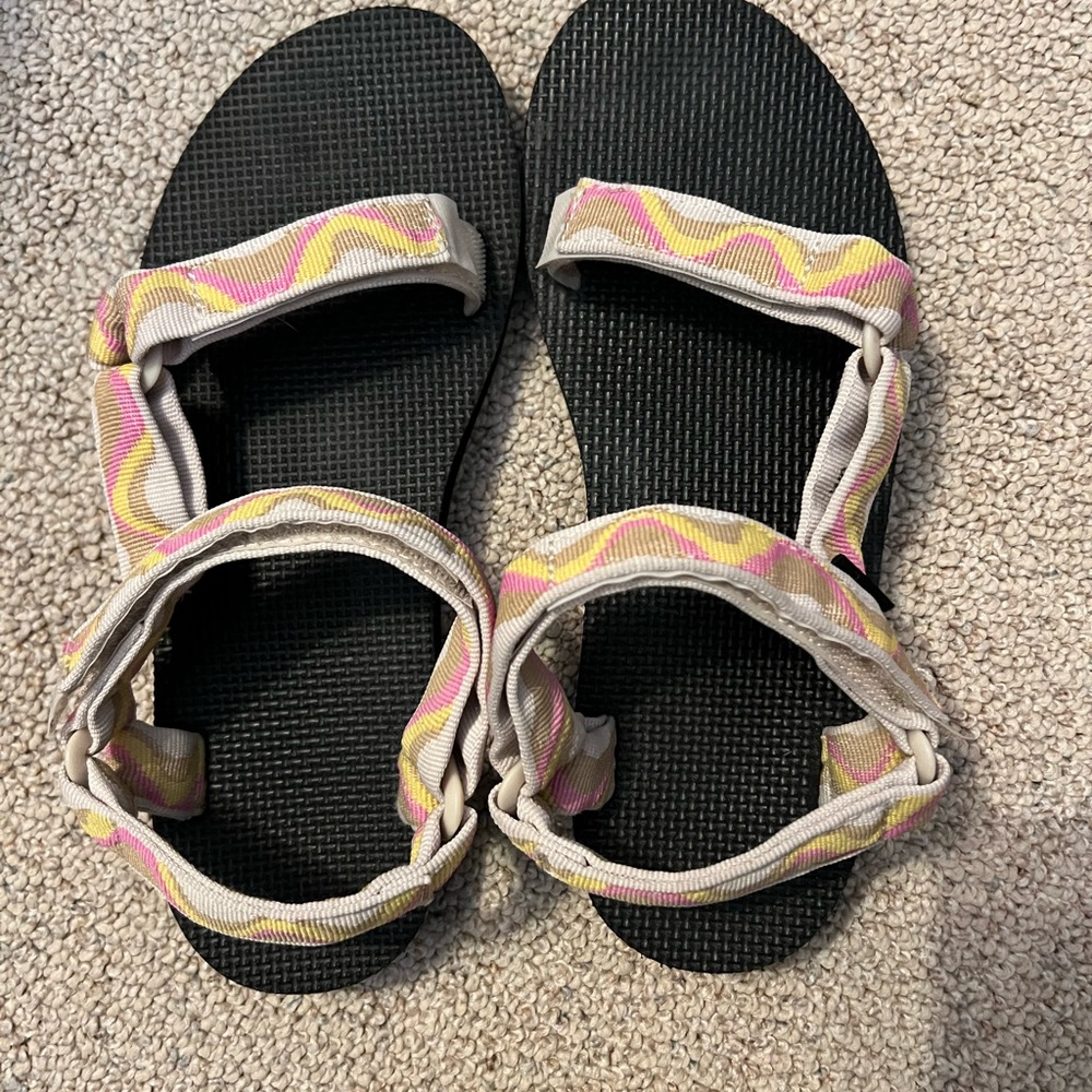Teva Women's Sandals - Black, Pink, Yellow